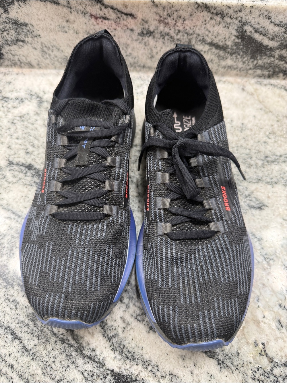 Brooks Black with Blue Accent Women's Running Shoes